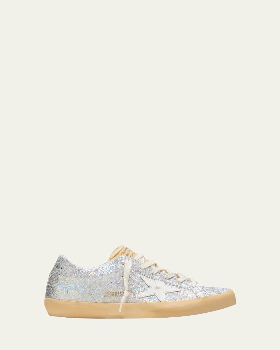 Superstar Glitter Low-Top Sneakers